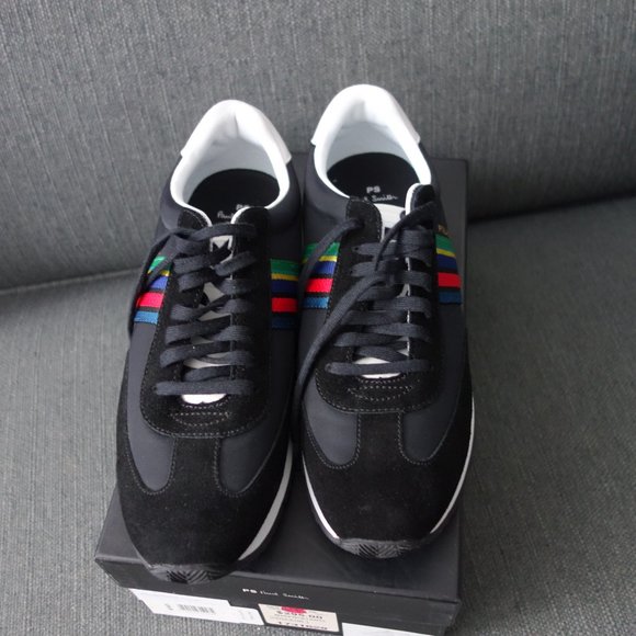 Paul Smith Prince Black Nylon Sneakers US Size 9 *Great Condition-Like New* - Picture 4 of 11